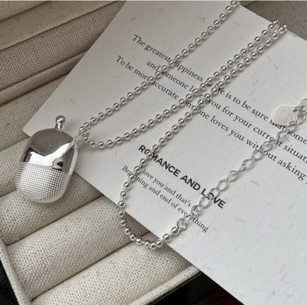 Wholesale 925 Sterling Silver Hip Flask Necklace - Image 3