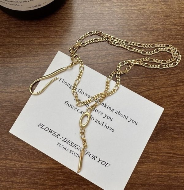 Wholesale 925 Sterling Silver Simple Sweater Chain Necklace - Image 2