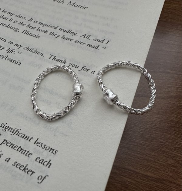 Wholesale 925 Sterling Silver Twist Chain Ring - Image 2