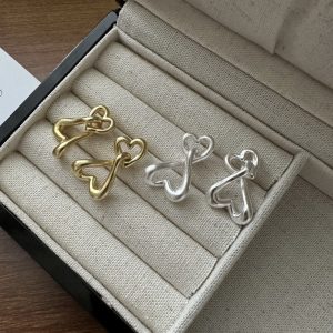 Wholesale 925 Sterling Silver Heart Shape Earrings