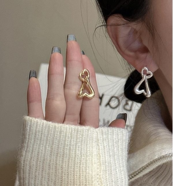 Wholesale 925 Sterling Silver Heart Shape Earrings - Image 4
