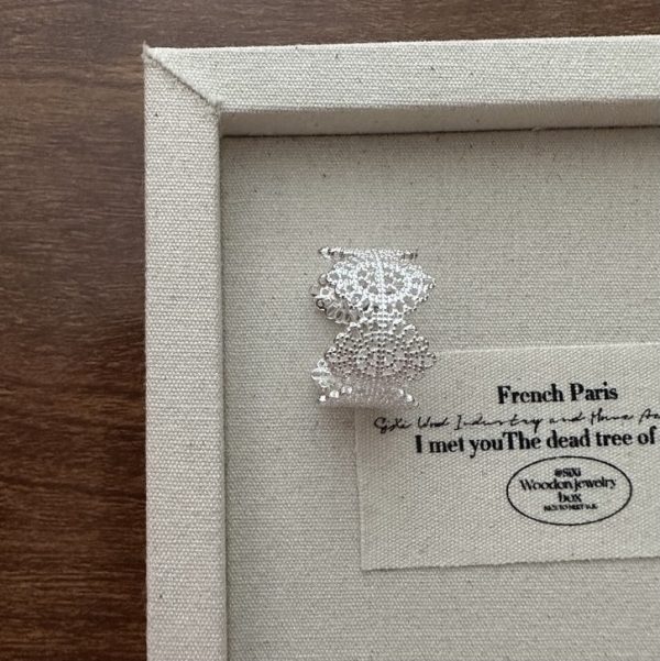 Wholesale 925 Sterling Silver Courtly Lace Ring - Image 2