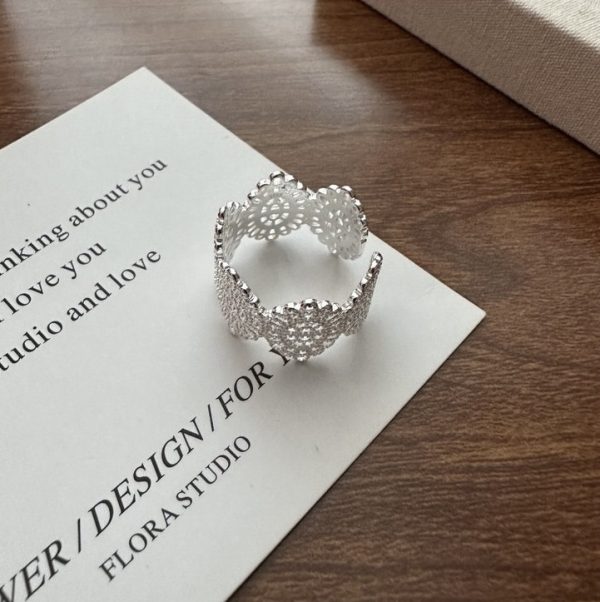 Wholesale 925 Sterling Silver Courtly Lace Ring - Image 3