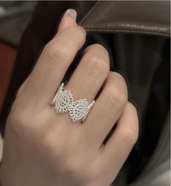 Wholesale 925 Sterling Silver Courtly Lace Ring - Image 4