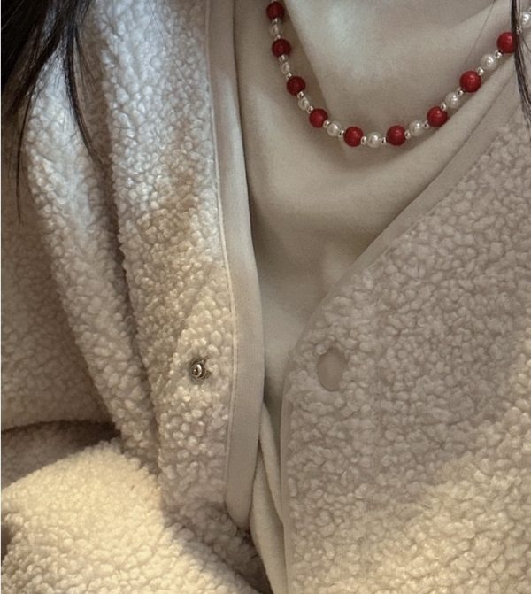 Wholesale 925 Sterling Silver Red Shell Pearl Bead Necklace & Bracelet - Image 5