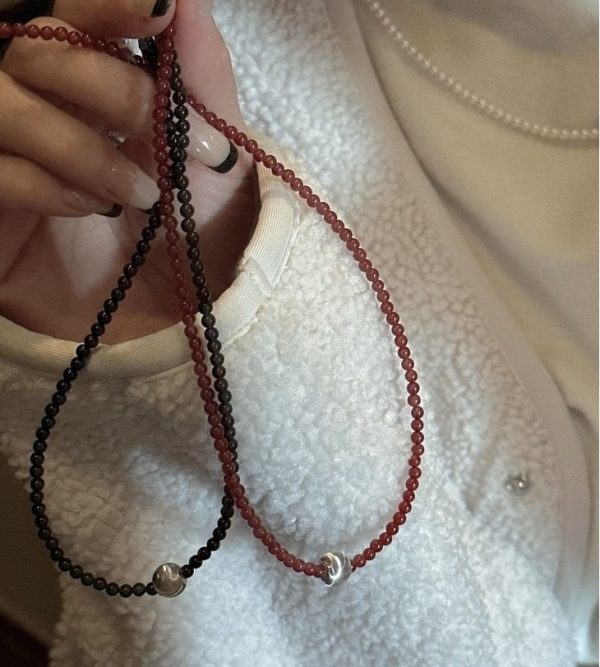 Wholesale 925 Sterling Silver Agate Pearl Bead Necklace - Image 4