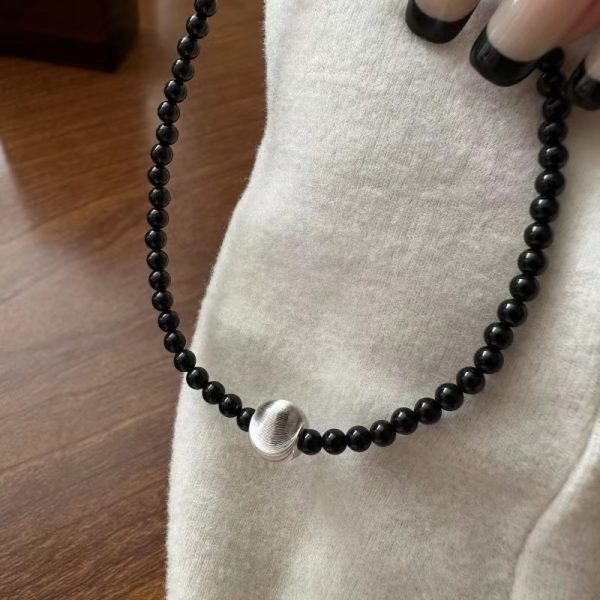 Wholesale 925 Sterling Silver Agate Pearl Bead Necklace - Image 8