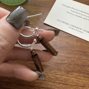 Wholesale 925 Sterling Silver Geometric Hook Earrings