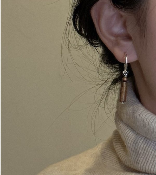 Wholesale 925 Sterling Silver Geometric Hook Earrings - Image 4