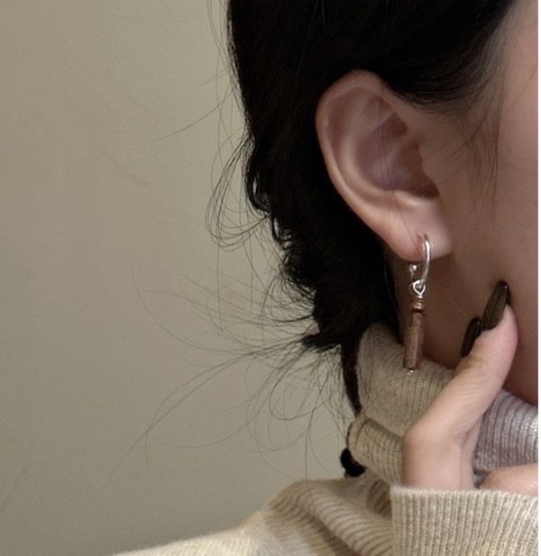 Wholesale 925 Sterling Silver Geometric Hook Earrings - Image 5