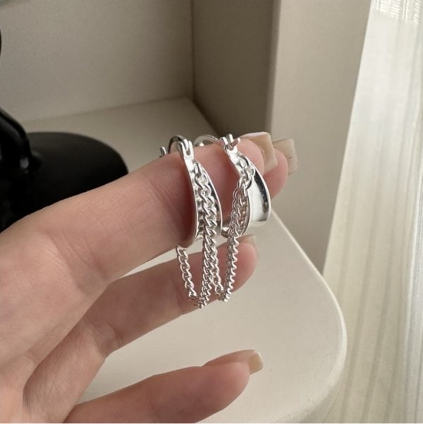 Wholesale 925 Sterling Silver Tassel Earrings - Image 3