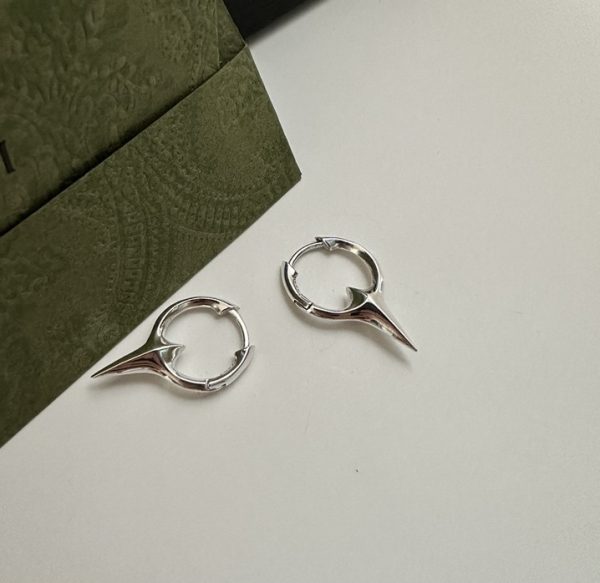 Wholesale 925 Sterling Silver Four-pointed Star Earrings
