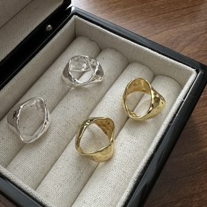 Wholesale 925 Sterling Silver Irregular Textured Earrings