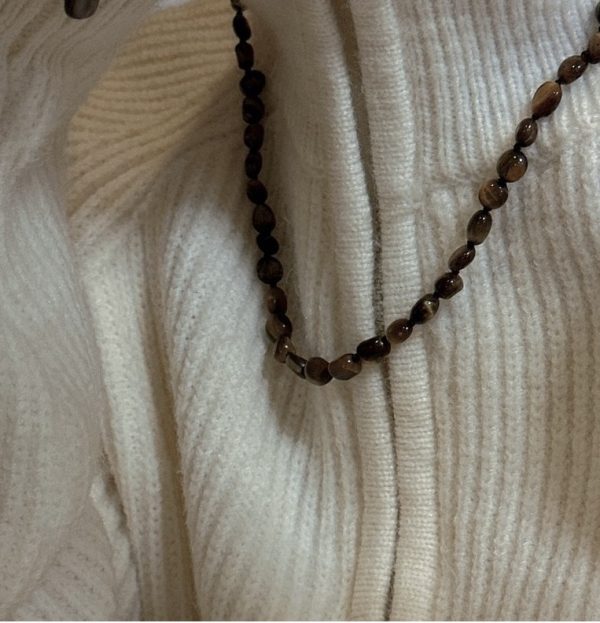 Wholesale 925 Sterling Silver Tiger's eye Stone Necklace - Image 4