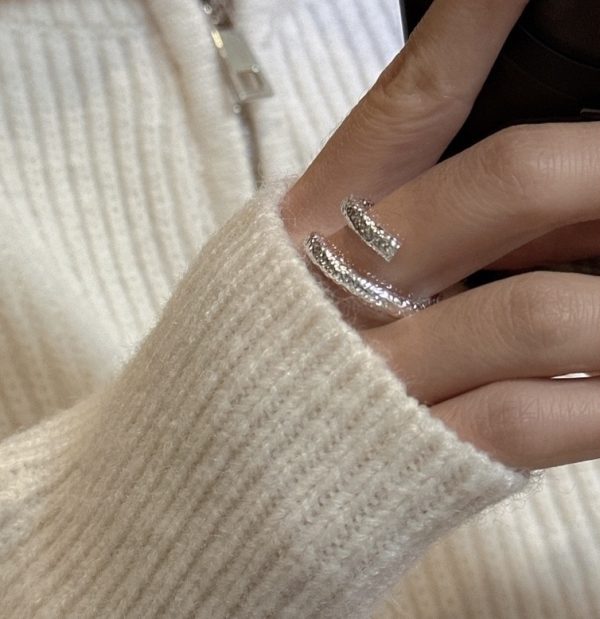 Wholesale 925 Sterling Silver Textured Ring & Stud Earrings - Image 6