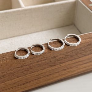 Wholesale 925 Sterling Silver Classic Zircon Earrings