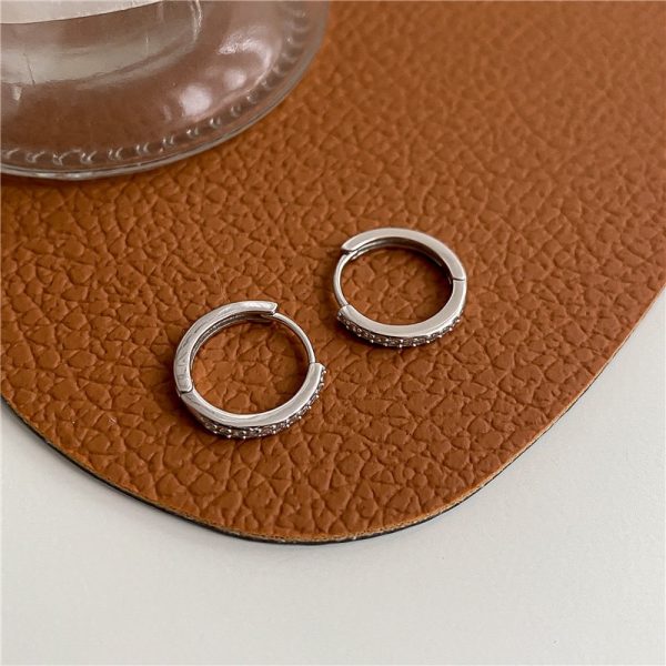 Wholesale 925 Sterling Silver Classic Zircon Earrings - Image 2