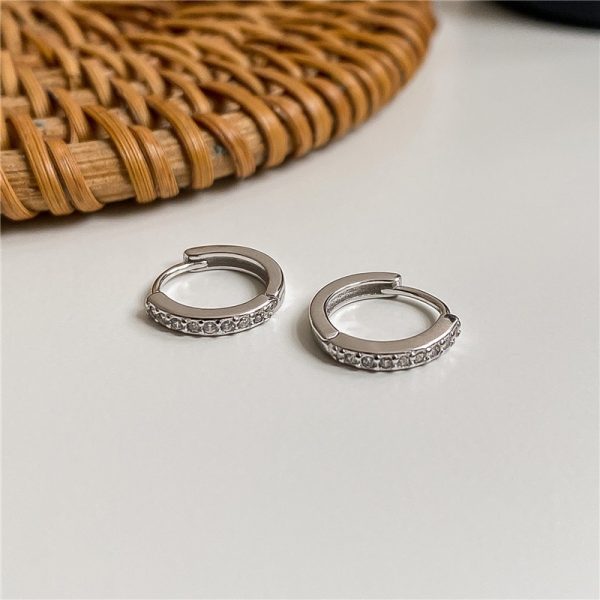 Wholesale 925 Sterling Silver Classic Zircon Earrings - Image 4