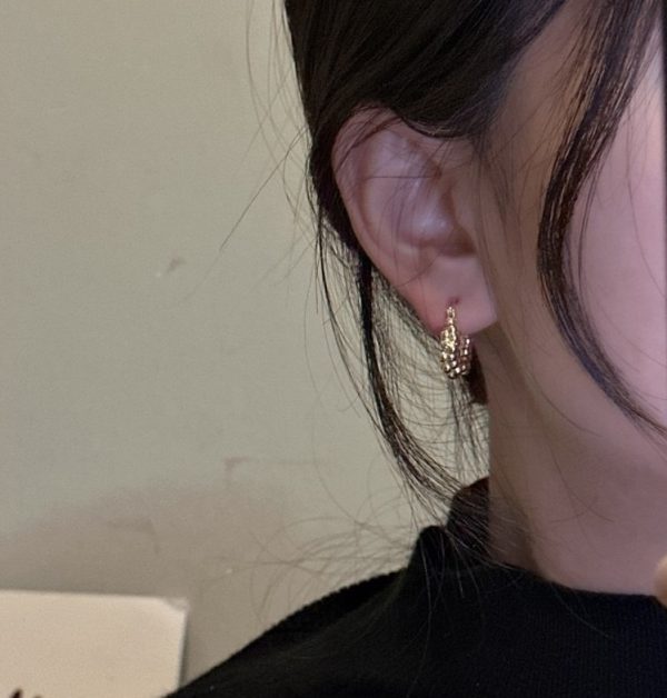 Wholesale 925 Sterling Silver Beaded Hoop Earrings - Image 6