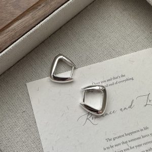 Wholesale 925 Sterling Silver Triangle Earrings