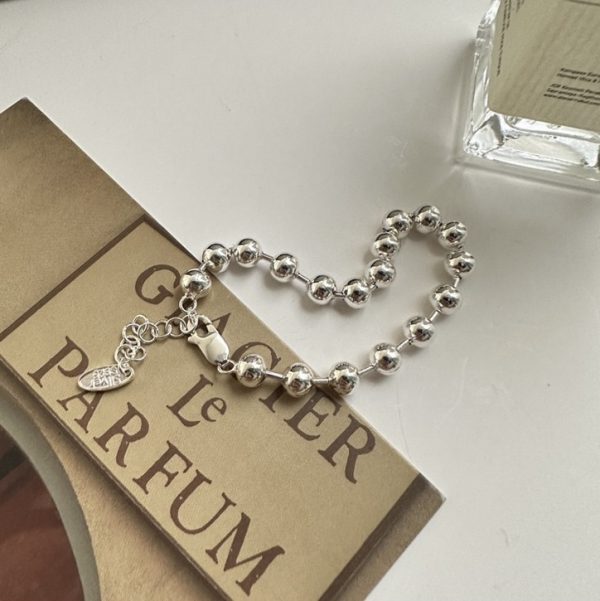 Wholesale 925 Sterling Silver Classic Bead Necklace & Bracelet - Image 5
