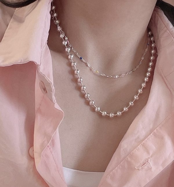 Wholesale 925 Sterling Silver Classic Bead Necklace & Bracelet - Image 7