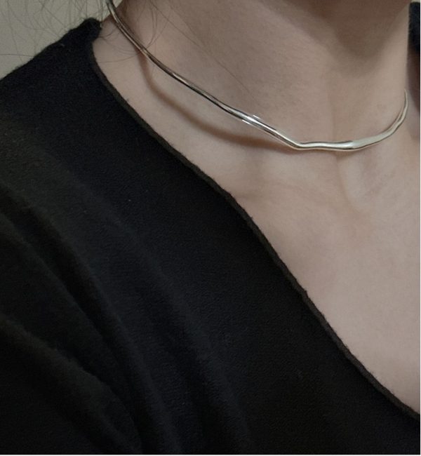 Wholesale 925 Sterling Silver Classic Simple Choker - Image 4