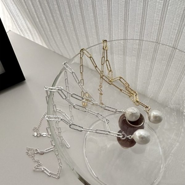 Wholesale 925 Sterling Silver Edison Waterfresh Pearl Necklace - Image 2