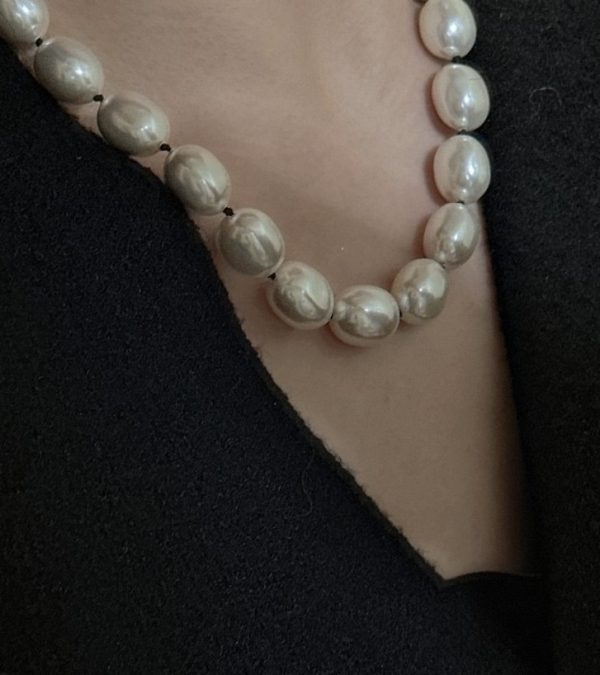 Wholesale 925 Sterling Silver Oval Shell Pearl Necklace - Image 6