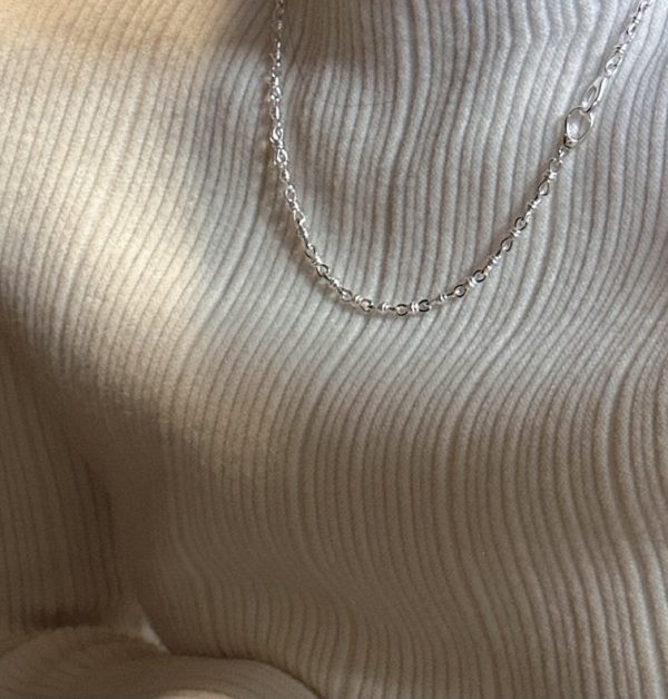 Wholesale 925 Sterling Silver Knot Simple Necklace - Image 4