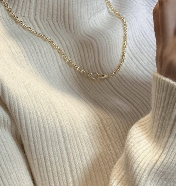Wholesale 925 Sterling Silver Knot Simple Necklace - Image 6