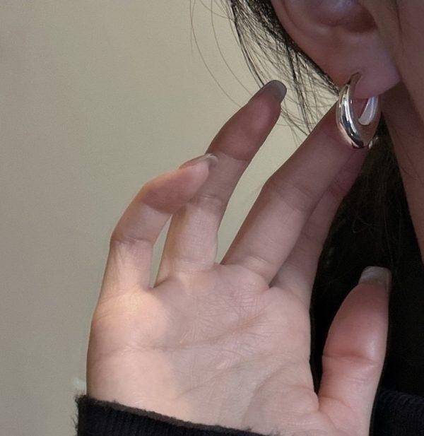 Wholesale 925 Sterling Silver Irregular Earrings - Image 6