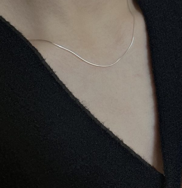 Wholesale 925 Sterling Silver Single Snake Chain Necklace - Image 5