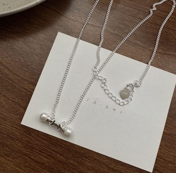 Wholesale 925 Sterling Silver Fashion Pearl Necklace