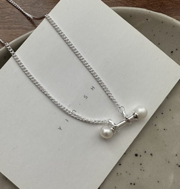 Wholesale 925 Sterling Silver Fashion Pearl Necklace - Image 2