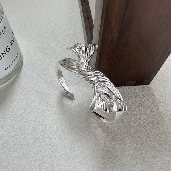 Wholesale 925 Sterling Silver Fashionable Bow Bangle - Image 2