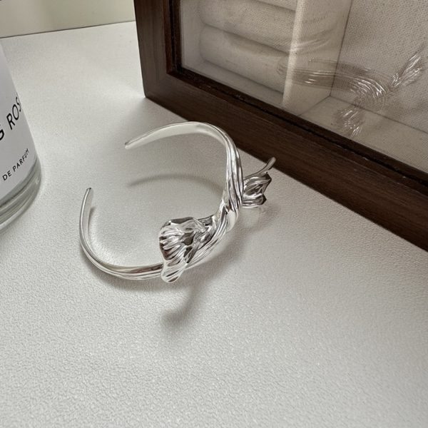 Wholesale 925 Sterling Silver Fashionable Bow Bangle - Image 3