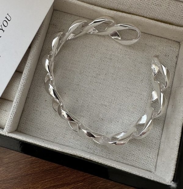 Wholesale 925 Sterling Silver Watch Belt Bangle - Image 2