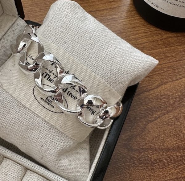 Wholesale 925 Sterling Silver Watch Belt Bangle - Image 3