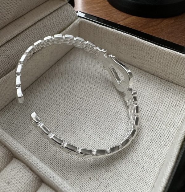 Wholesale 925 Sterling Silver Horseshoe Bangle - Image 3
