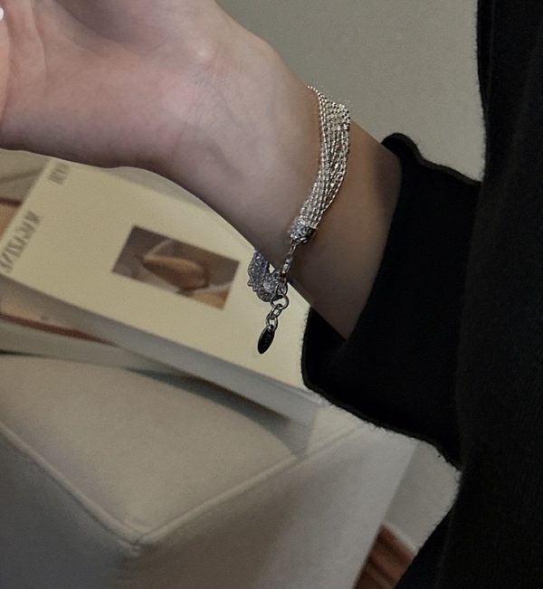 Wholesale 925 Sterling Silver Multi-layer Chains Necklace & bracelet - Image 6
