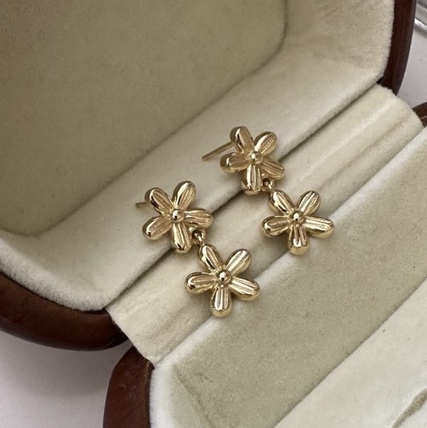 Wholesale 925 Sterling Silver Flower Earrings - Image 2