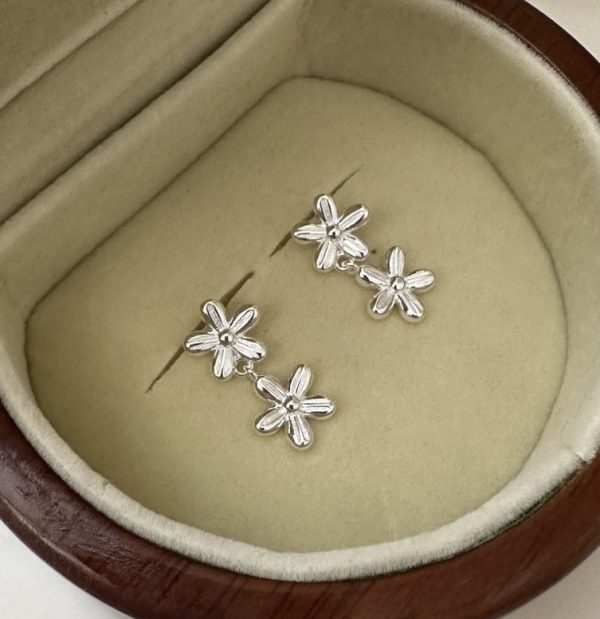 Wholesale 925 Sterling Silver Flower Earrings - Image 3