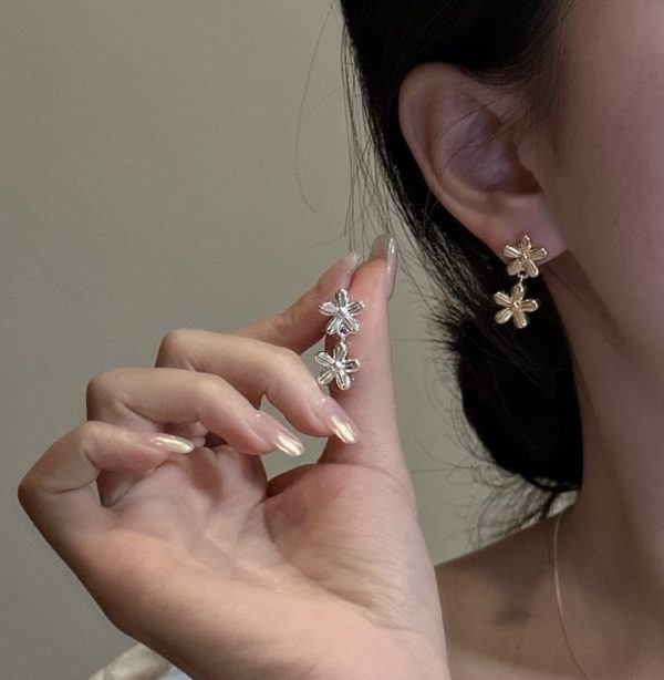 Wholesale 925 Sterling Silver Flower Earrings - Image 4