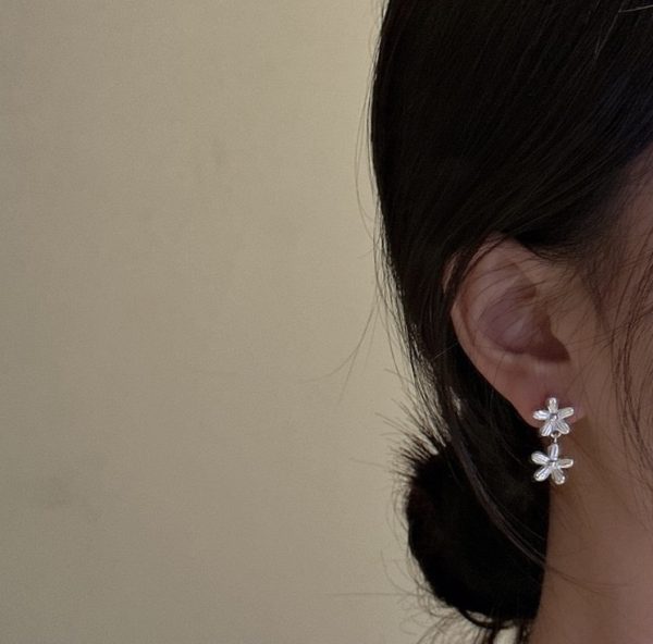 Wholesale 925 Sterling Silver Flower Earrings - Image 6