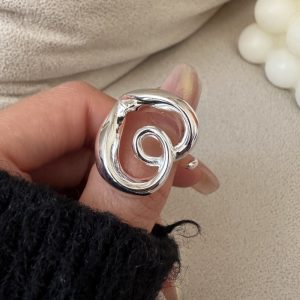 Wholesale 925 Sterling Silver Chunky Heart Ring