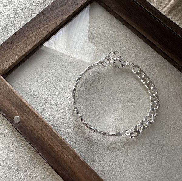 Wholesale 925 Sterling Silver Chunky Cuba Bracelet - Image 2