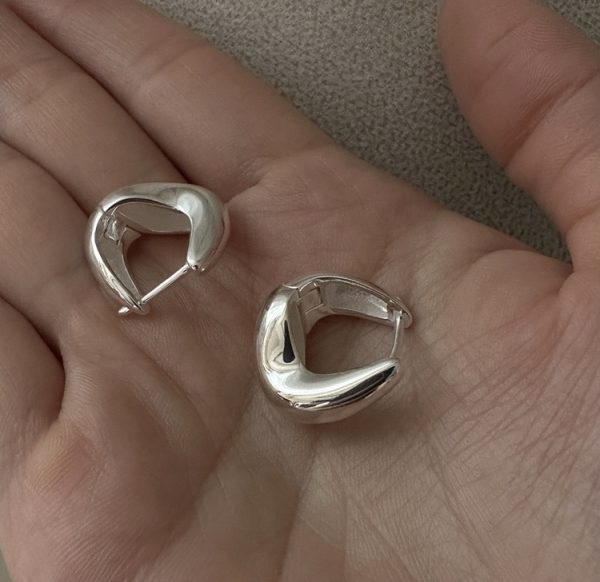 Wholesale 925 Sterling Silver Twist Ear Buckle Earrings - Image 2