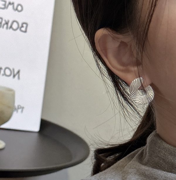 Wholesale 925 Sterling Silver Screw Thread Earrings - Image 6