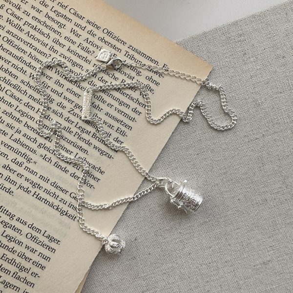 Wholesale 925 Sterling Silver Tang Grass Bucket Pendant - Image 2